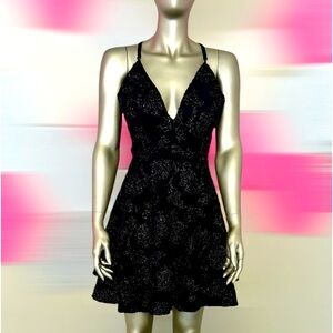Emerald Sundae Black Dress - size L